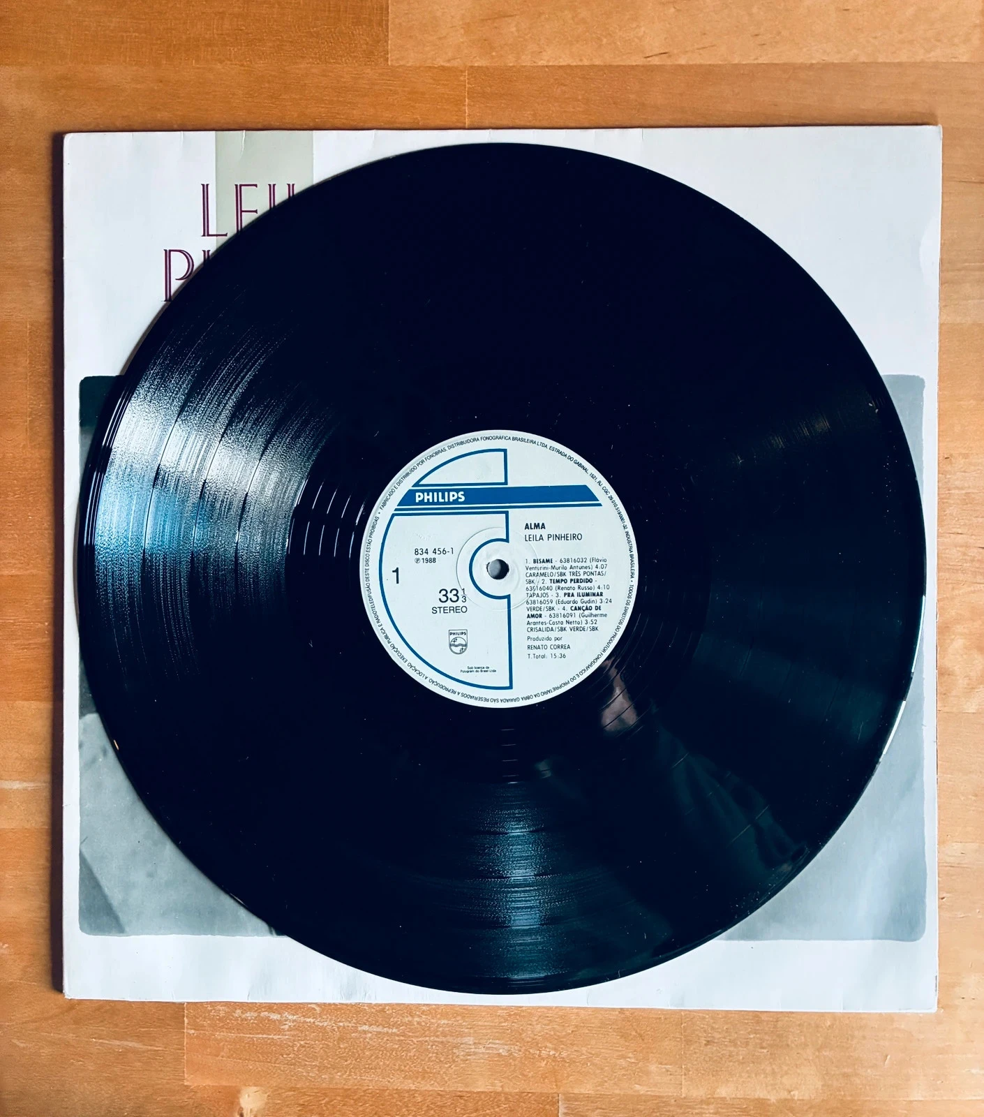 Vinylplaat 33T Leila Pinheiro Alma. – photo 2